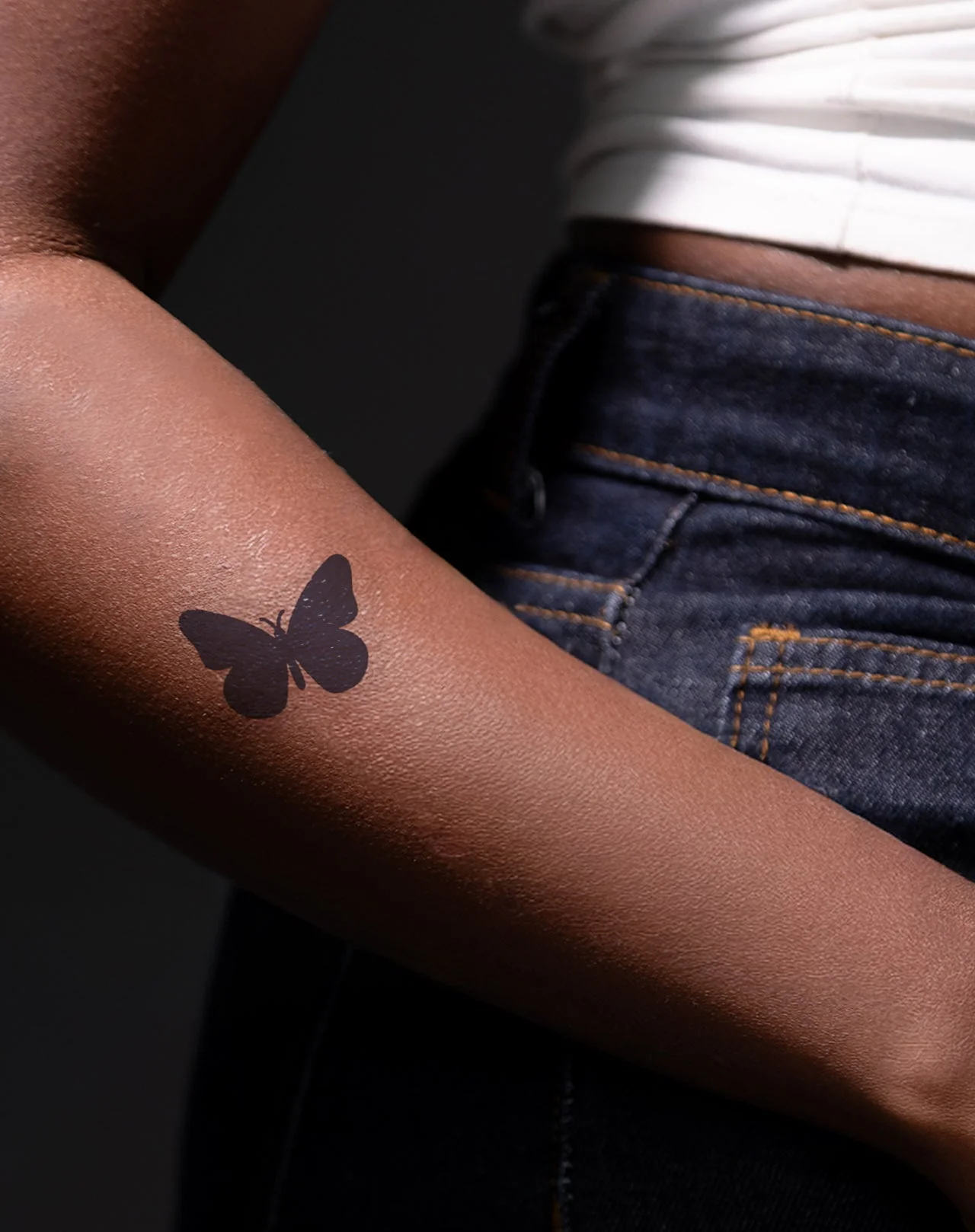 Blacked Out Butterfly