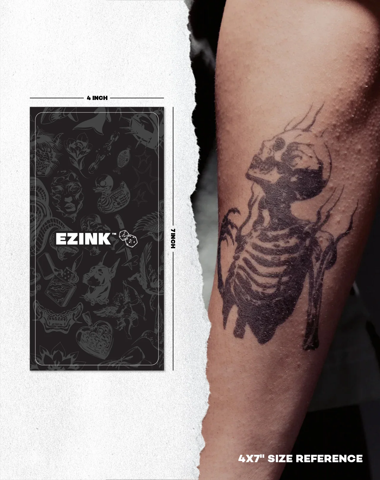 Custom Large Tattoo (4×7”) - Image 3