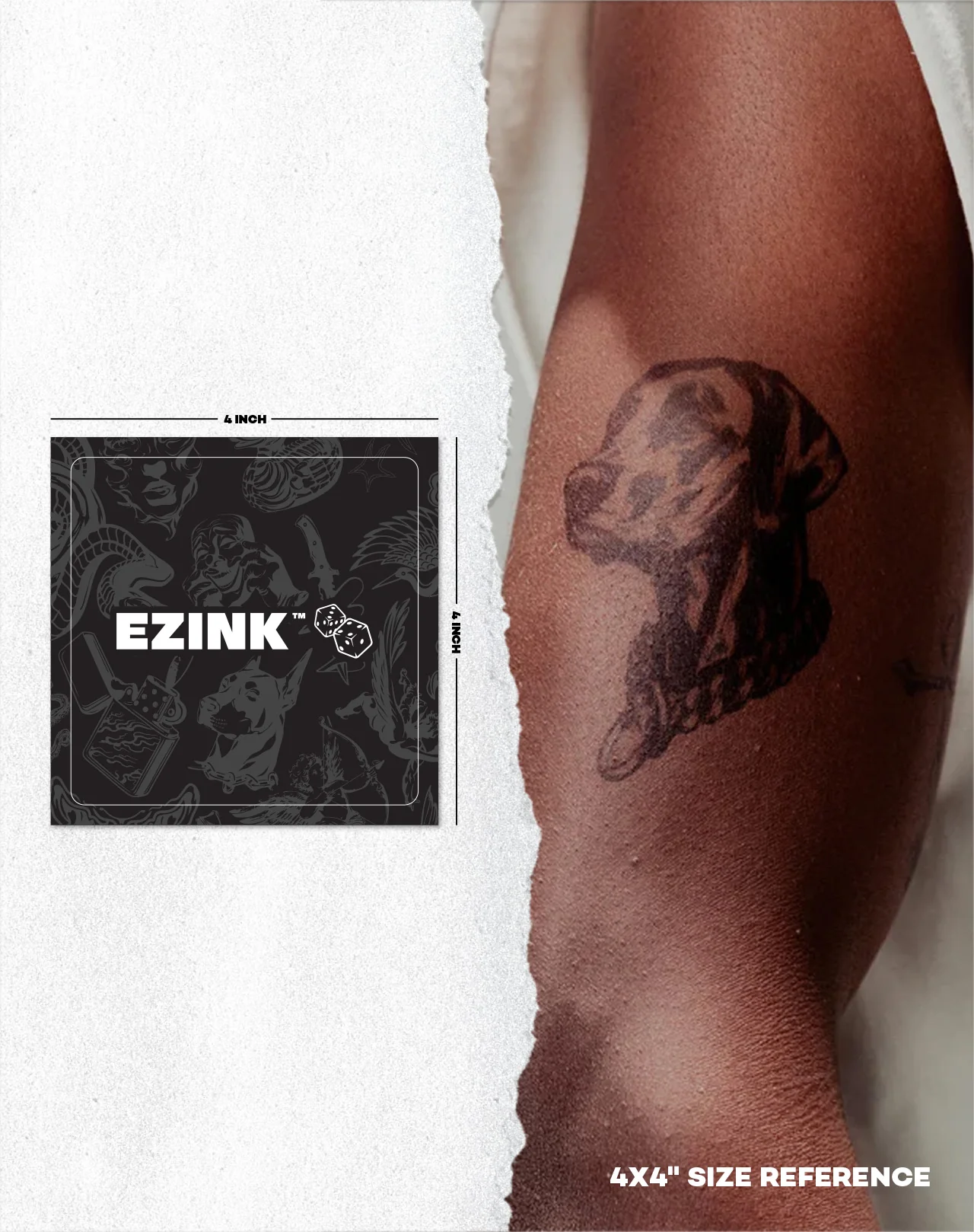 Custom Medium Tattoo (4×4”)