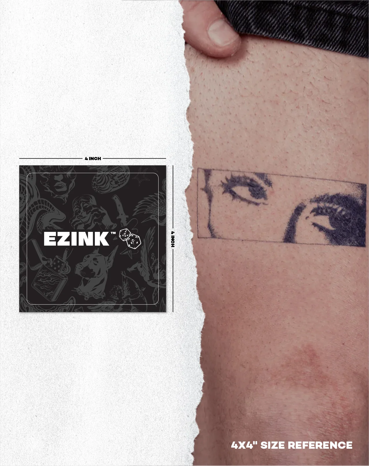 Custom Medium Tattoo (4×4”) - Image 2