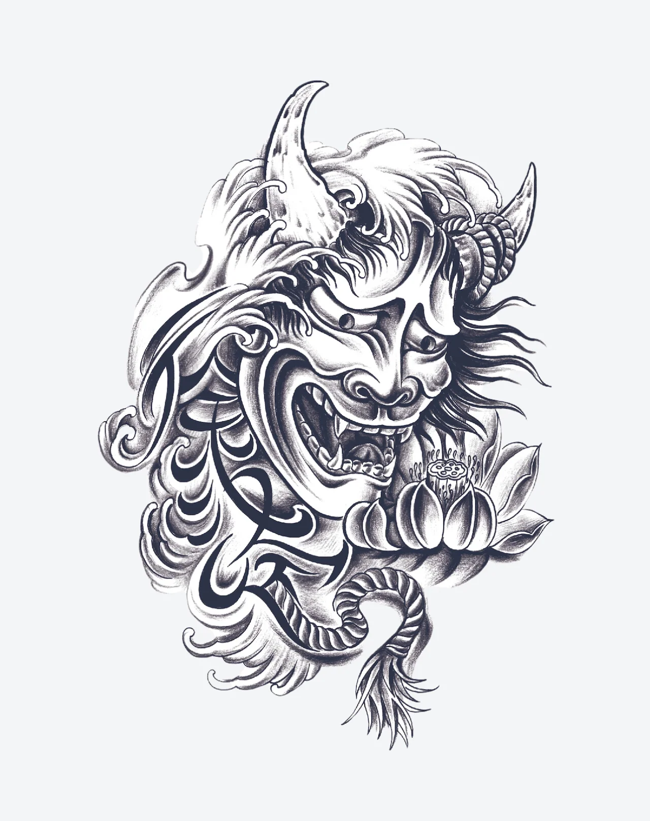 Hannya & Flower - Image 2