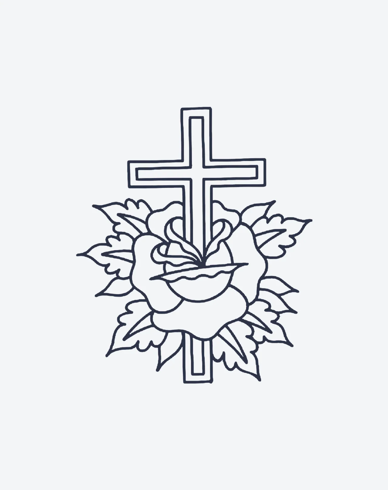 Outlined Cross - Image 2